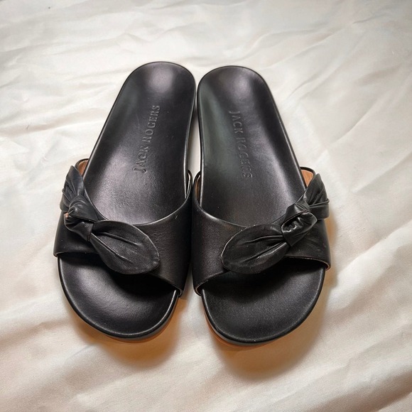 Jack Rogers Shoes - 6M Jack Rogers black slides